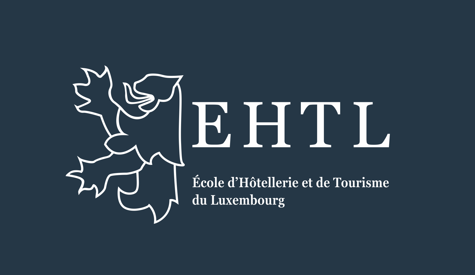 EHTL - Logo fond bleu